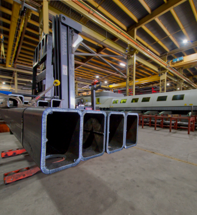 Laser Cut Structural Steel Tube